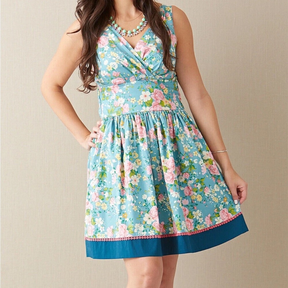 Matilda Jane Good Hart From the Garden Floral Dress Size XS Cottagecore Tradwife
